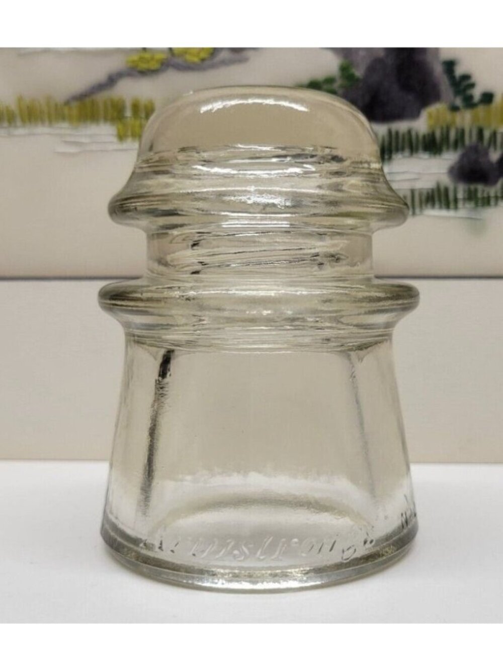 Clear Glass Insulator Armstrong's USA 70-42671